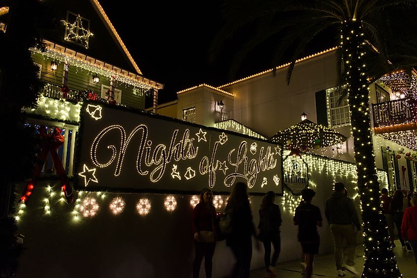 Nights of Lights in St. Augustine, Florida
