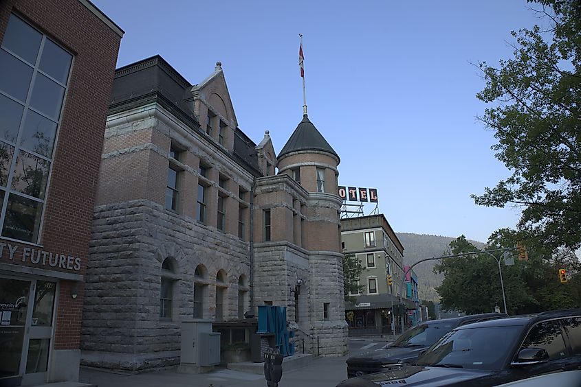 The Nelson Museum, Archives & Gallery in downtown Nelson. Across the street is the historic Hume Hotel, all of which are just steps from the extensive Kotenay lakefront. Photo by Brendan Cane