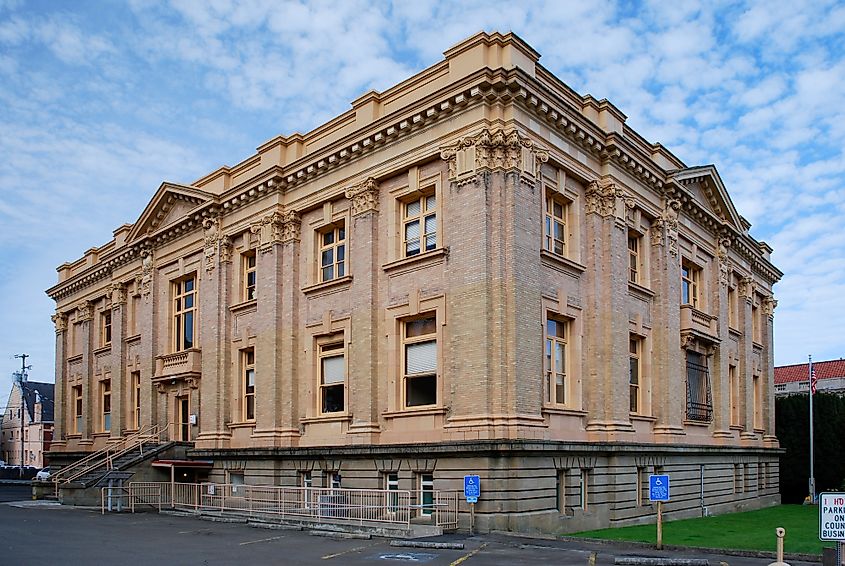 Clatsop County Courthouse in Astoria, Oregon.
