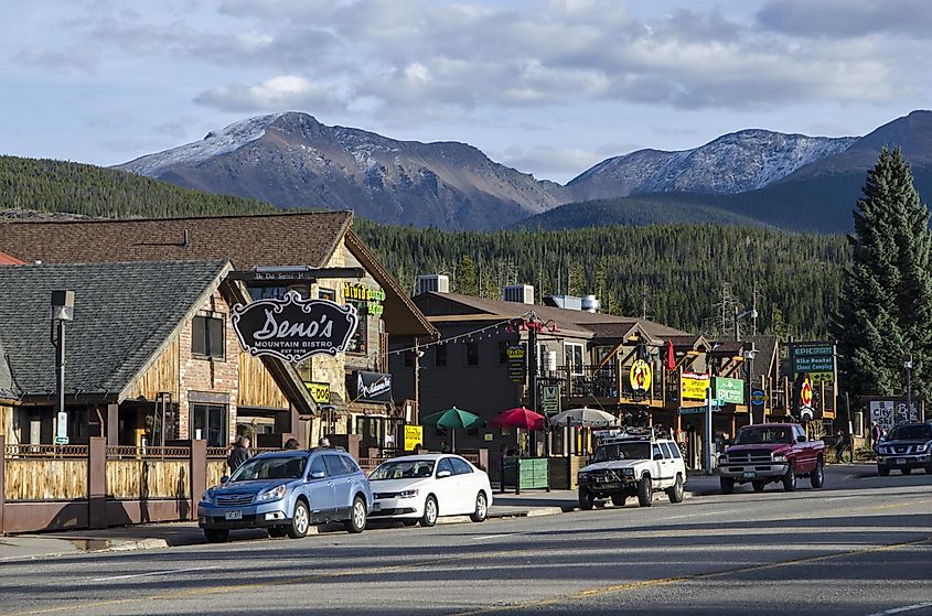 Street in Winter Park, Colorado