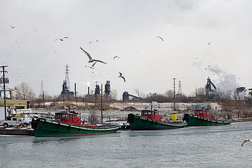 Detroit River pollution