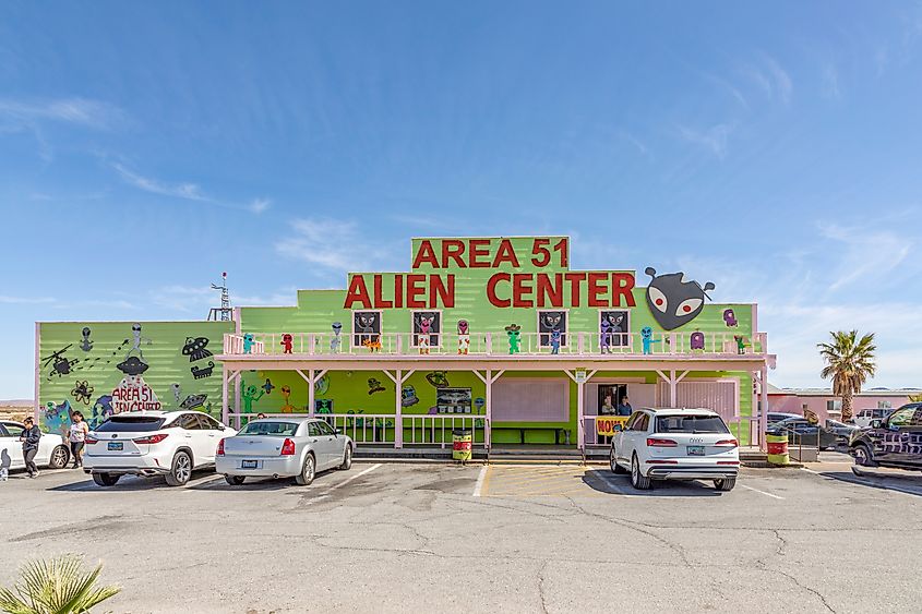Area 51 Alien Center, Pahrump, Nevada. Editorial credit: travelview / Shutterstock.com