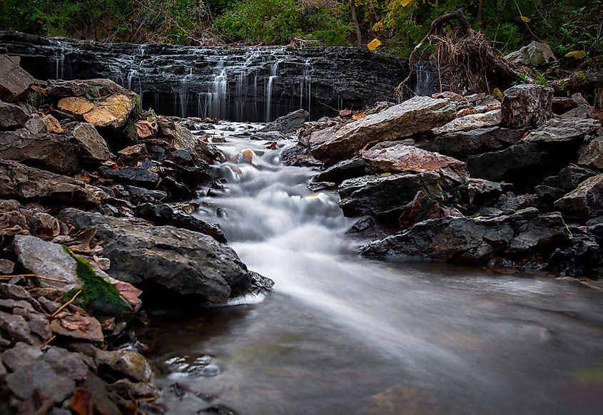 Waterfall at Cedar Lake