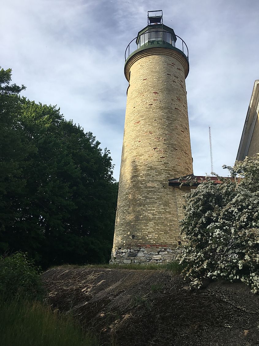 This lighthouse/light station is located on the southern end of Beaver Island in northern Lake Michigan.
