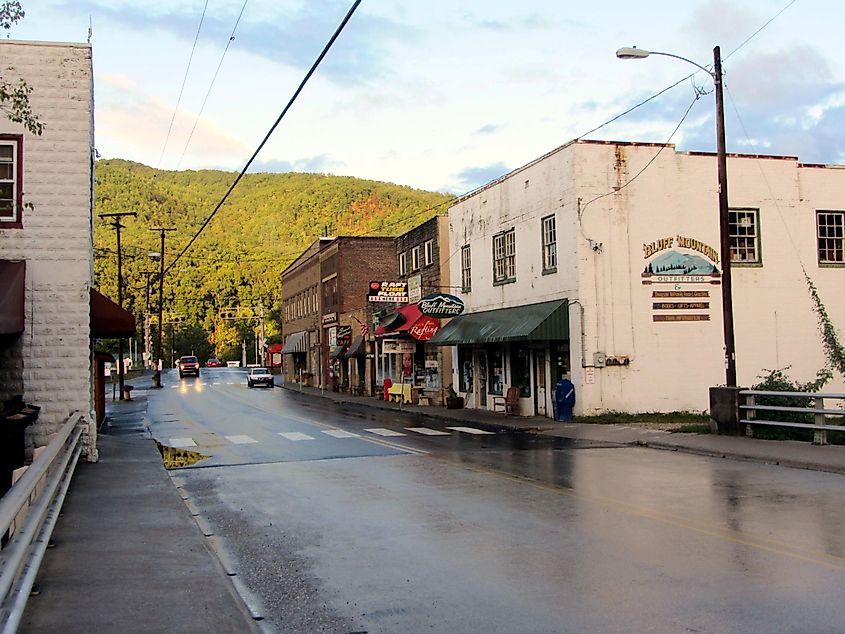 Downtown Hot Springs, North Carolina