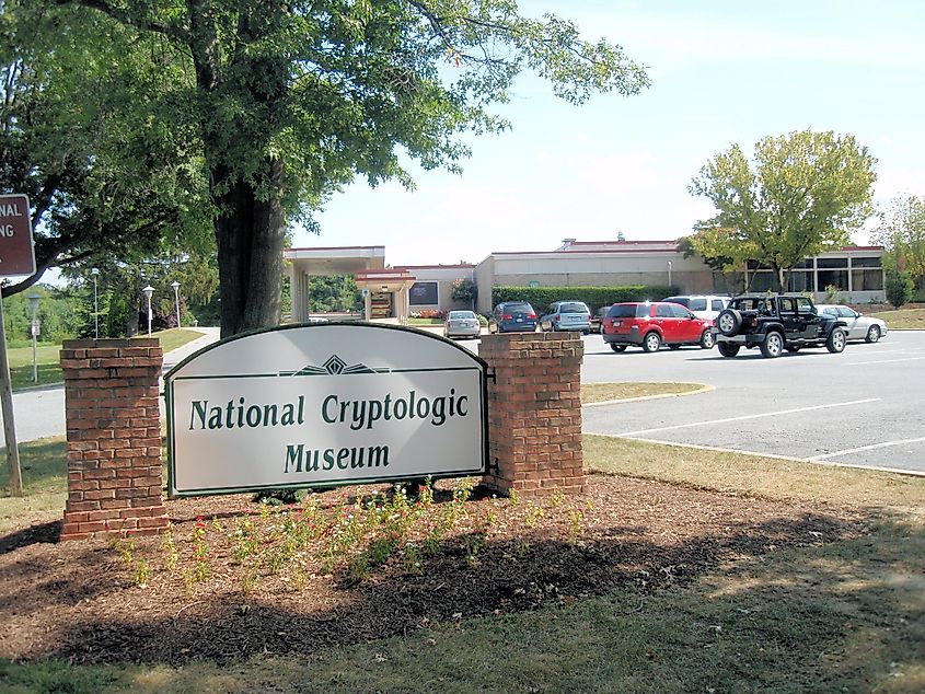 Exterior of the National Cryptologic Museum at Fort George G. Meade in Maryland