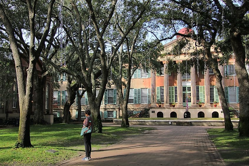 College of Charleston is in the heart of the city.