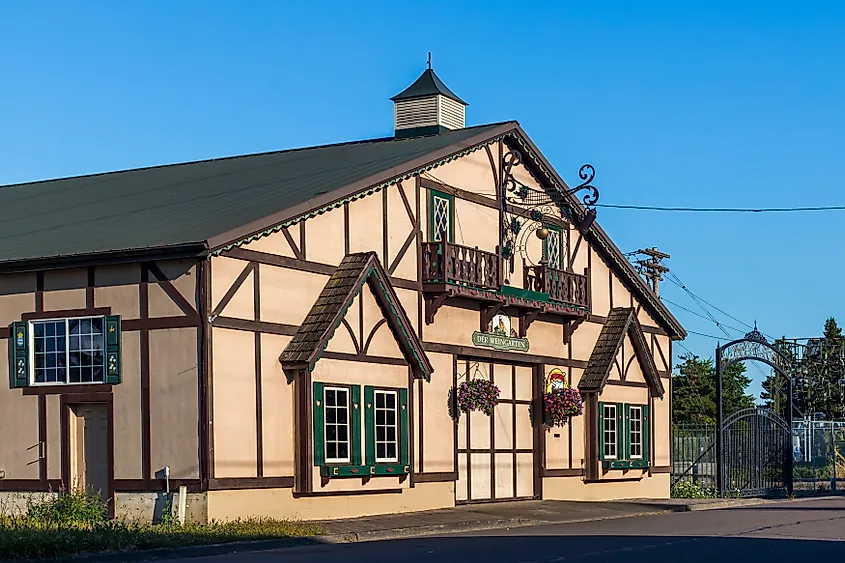 Mount Angel, Oregon, Beautiful building in German style