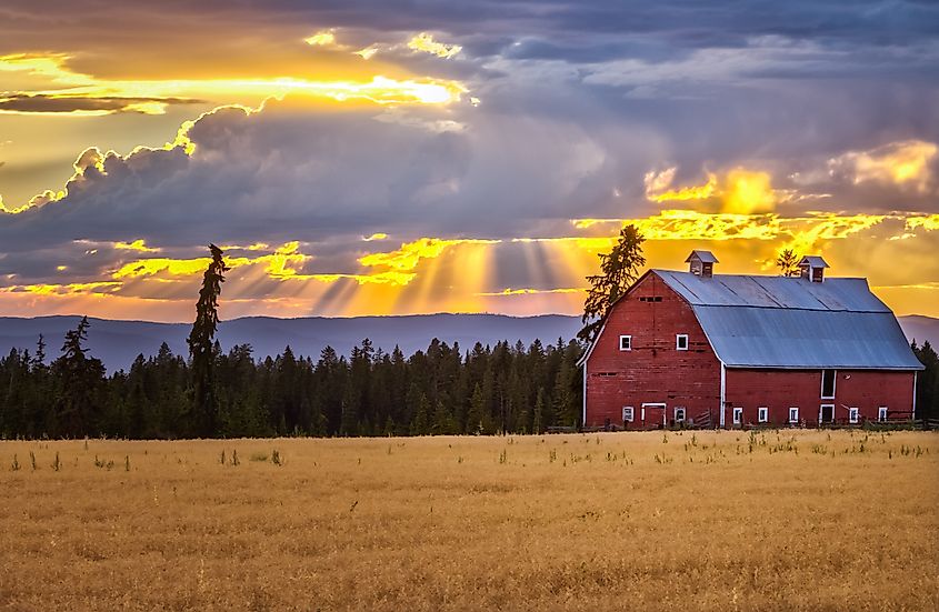 Hwy 53 by Bigfork, Montana.