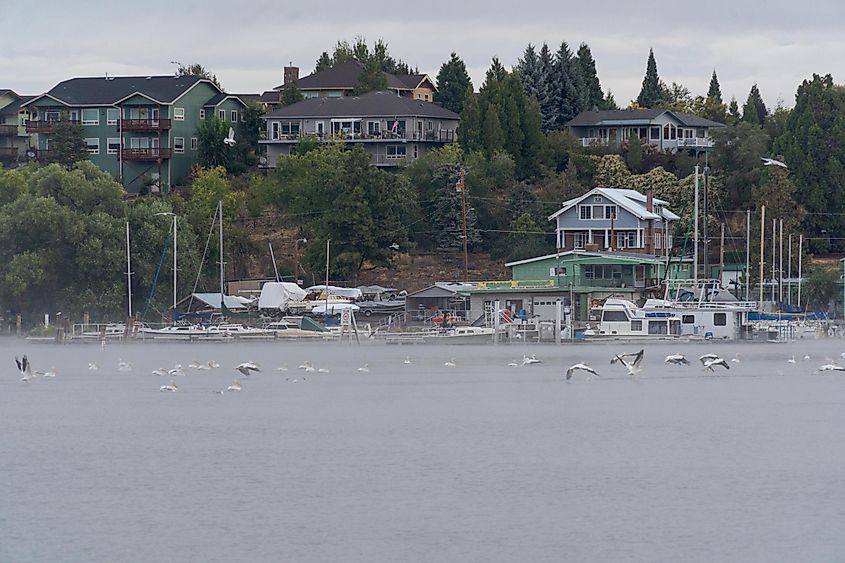 The beautiful town of Klamath Falls, Oregon. 