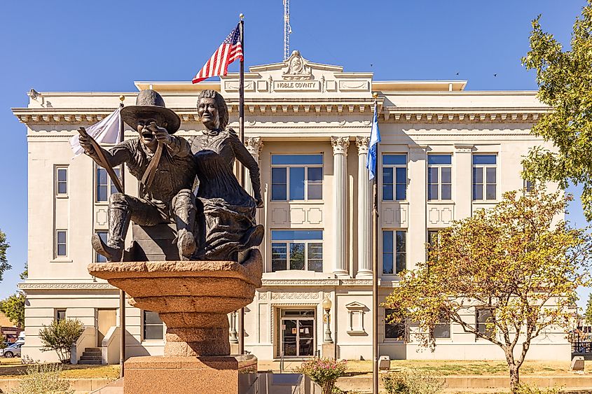 Noble County Courthouse in Perry, Oklahoma
