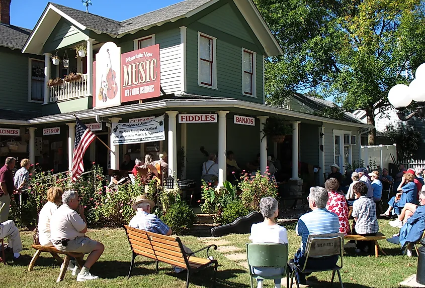 Folk Music Capital of the World, Mountain View, Arkansas.