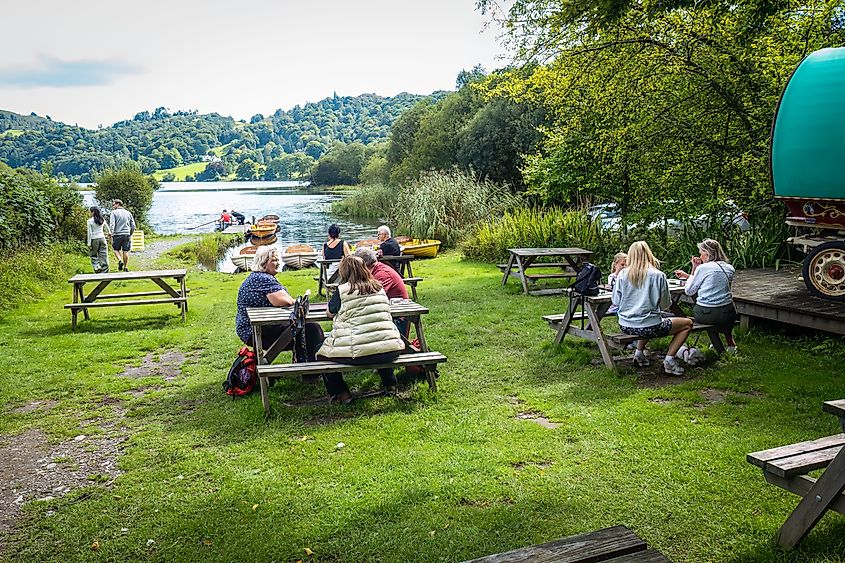 Faeryland Grasmere tea garden and boat hire in Grasmere, Cumbria