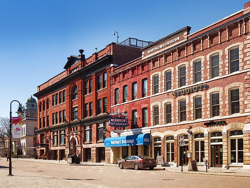 King Street in downtown Kingston, Ontario (Editorial credit: Wirestock Creators / Shutterstock.com)