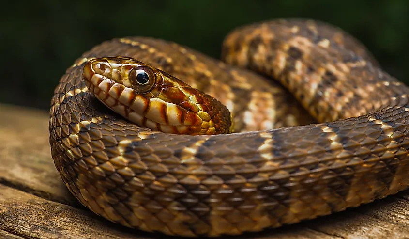 Nerodia erythrogaster - Plain-bellied watersnake.