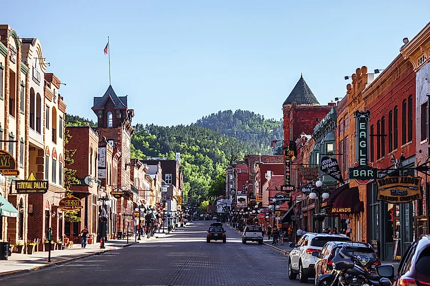 Historic town of Deadwood, South Dakota