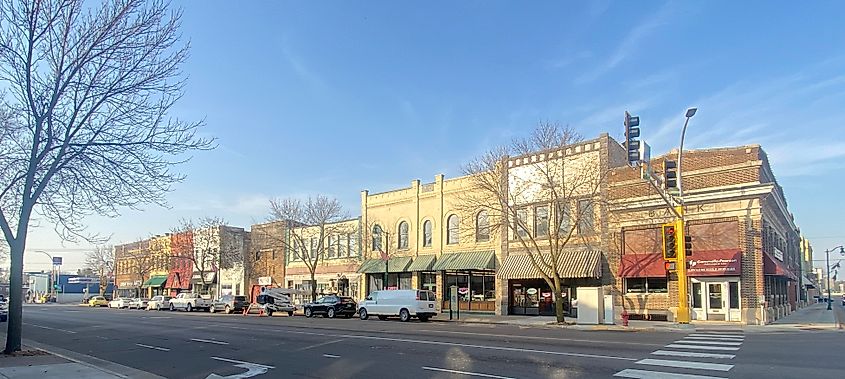 Downtown Little Falls, Minnesota