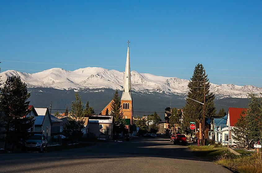 The gorgeous town of Leadville, Colorado.