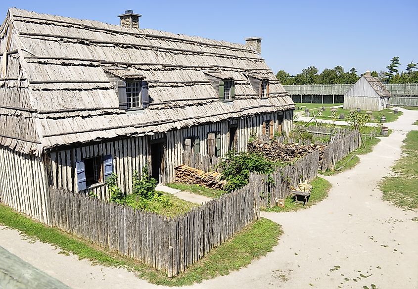 Colonial Fort Michilimackinac.