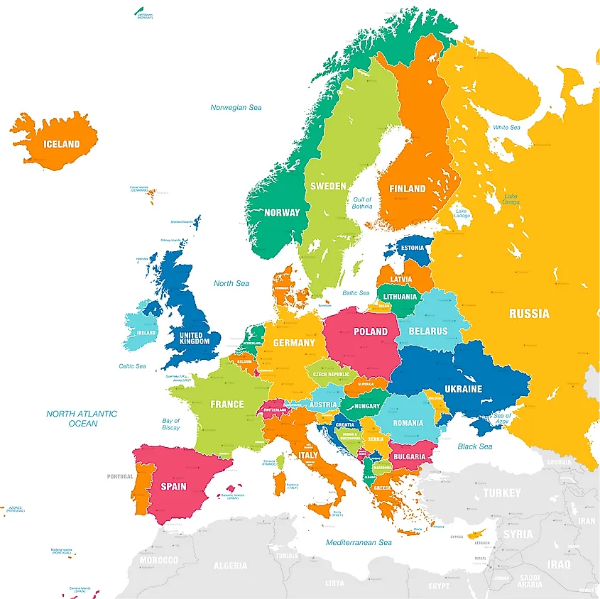 Map of Europe