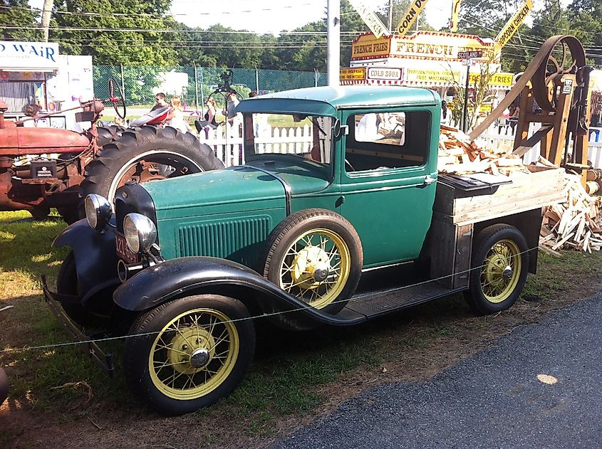 A scene from the Brooklyn Fair in Brooklyn, Connecticut
