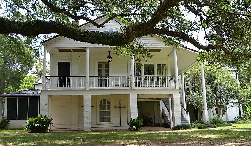 Oakland Plantation, part of the Cane River Creole National Historical Park located in Natchitoches, Louisiana.