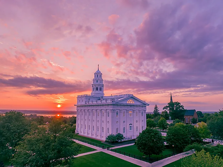 Latter-Day Saint Temple in Nauvoo, Illinois