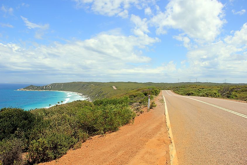Twilight Beach road drive in Esperance, Western Australia