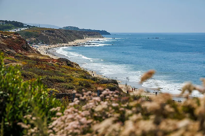 The beach at Crystal Cove State Park, CA.