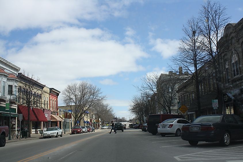 Main Street, downtown Whitewater.