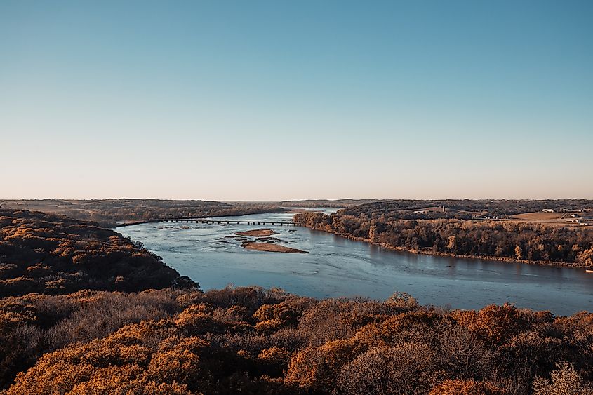Platte River State Park in Louisville, Nebraska.