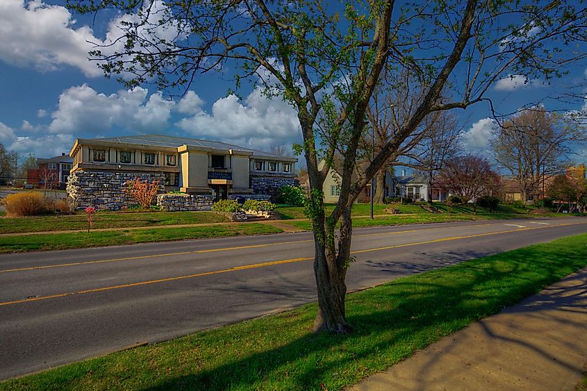 Stinson Memorial Library in Anna, Illinois.