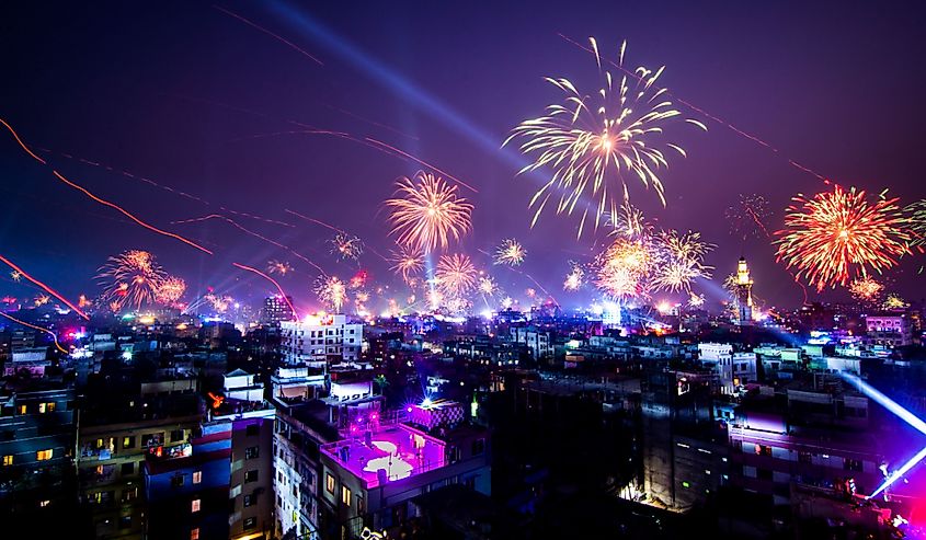 Shakrain Festival in Dhaka, Bangladesh