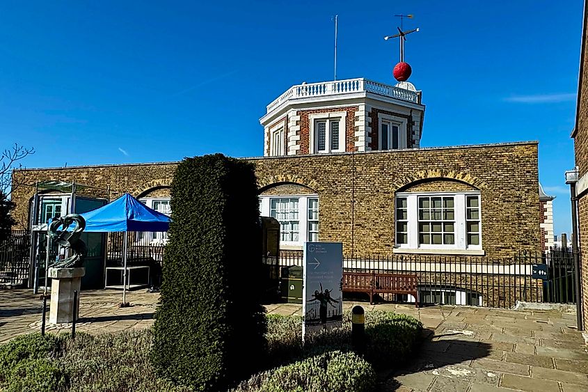 The Royal Observatory's famous Red Ball kept time for shipping. Image credit: Bryan Dearsley