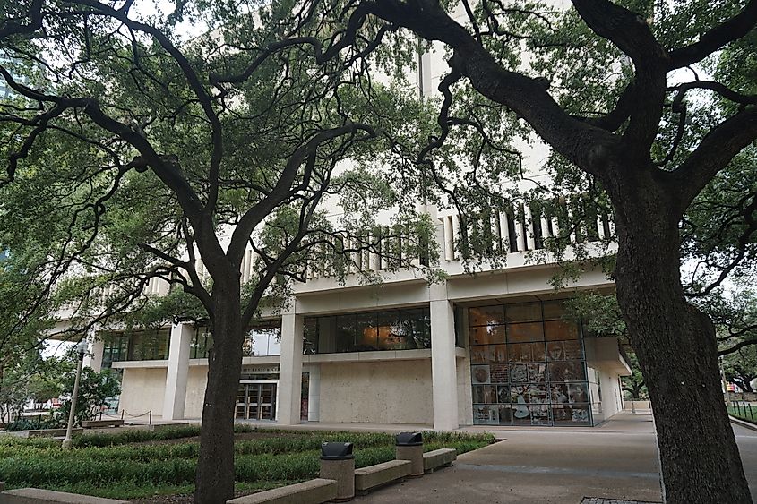 The Harry Ransom Center on the campus of the University of Texas at Austin in Austin, Texas
