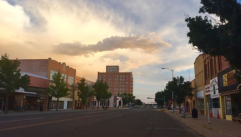 Main Street in Clovis, New Mexico