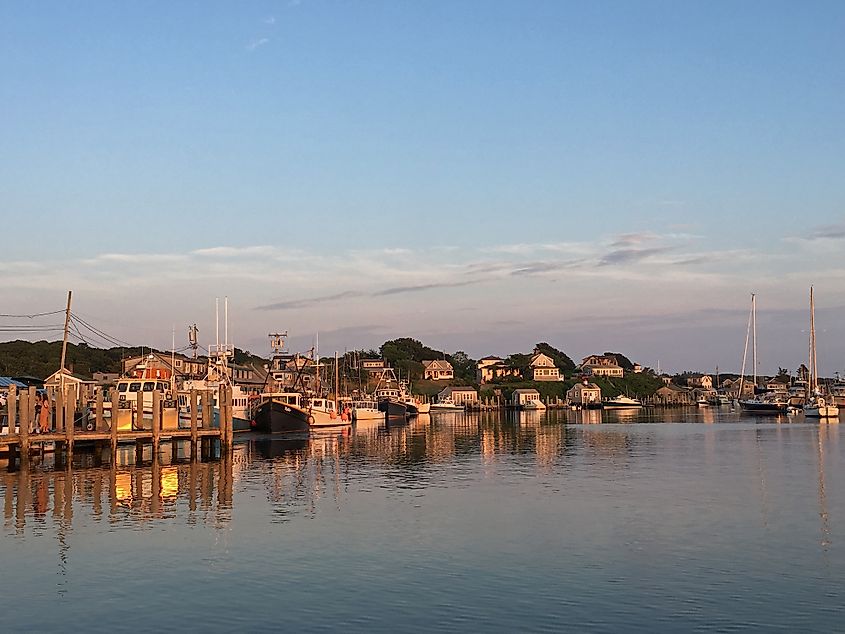 Menemsha Harbor, Chilmark, Martha's Vineyard, Massachusetts.