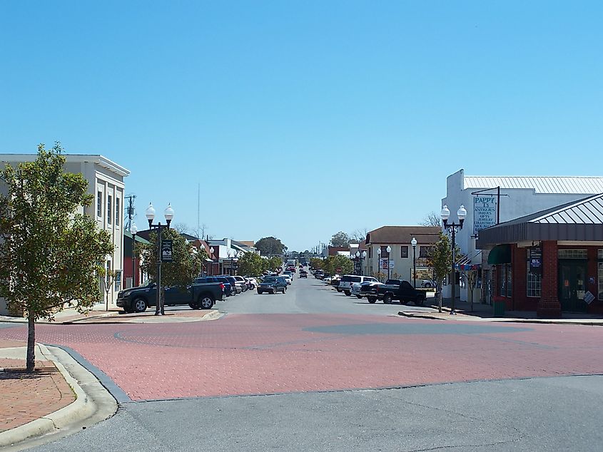Main Street Historic District in Crestview, Florida
