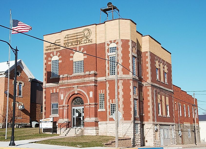 City Hall of Waukon, Iowa, United States