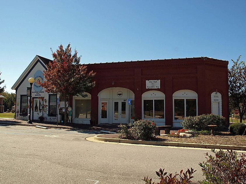 City Hall in Hoschton, Georgia.