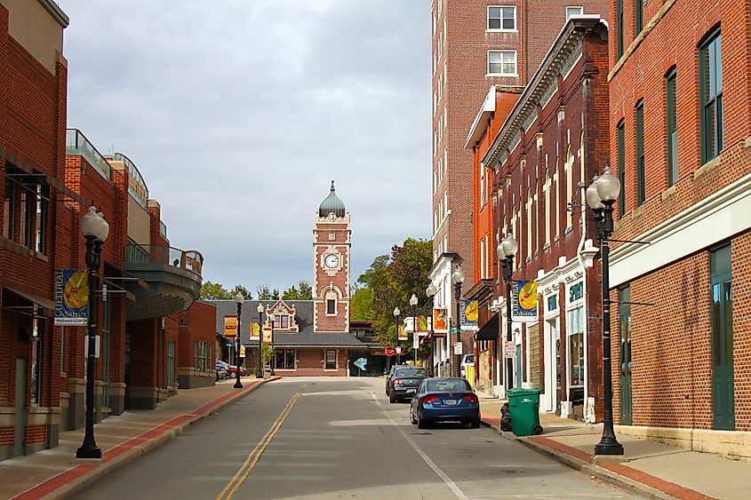 Downtown Greensburg, Pennsylvania.