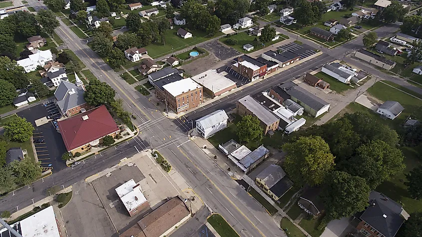 erial Photo of White Pigeon, Michigan