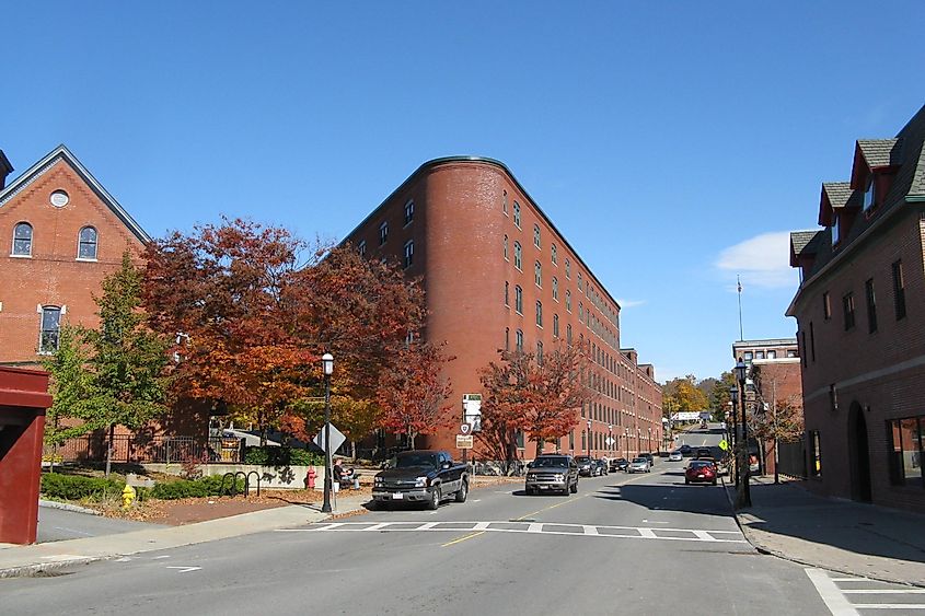 Central Street at Heywood Place, Gardner Massachusetts