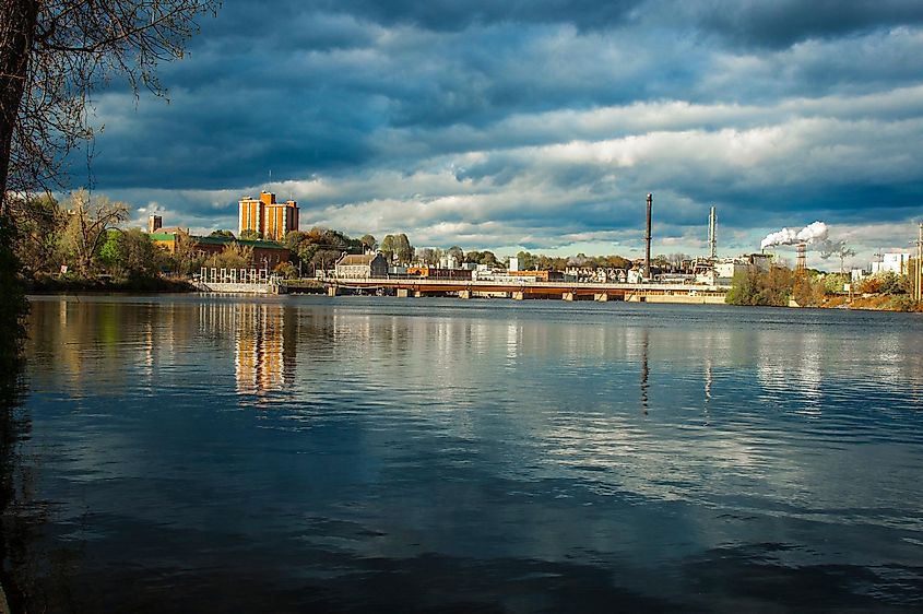 Glens Falls Paper Factory Upstate New York Adirondacks