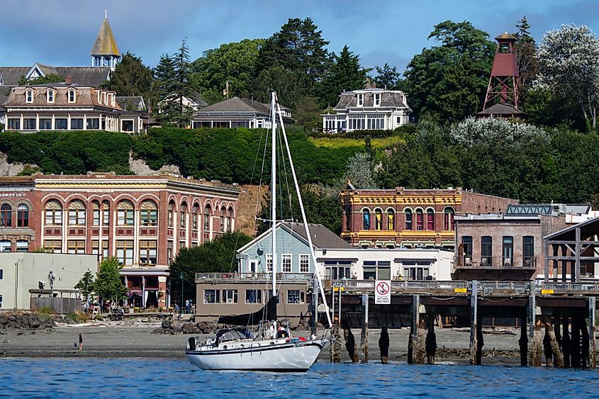 View of Port Townsend, Washington, from Puget Sound