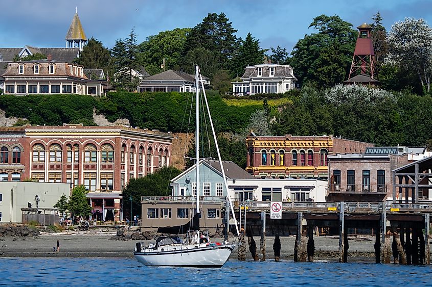 View of Port Townsend, Washington, from Puget Sound