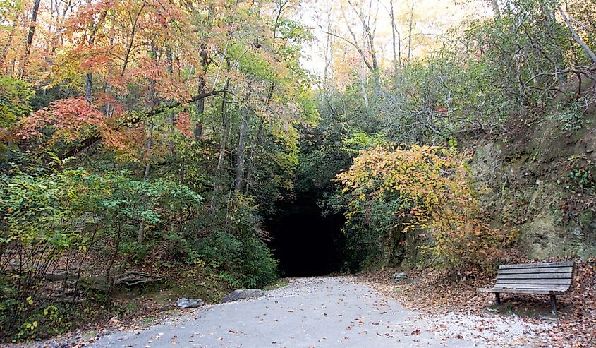 Stumphouse Tunnel Entrance, South Carolina.