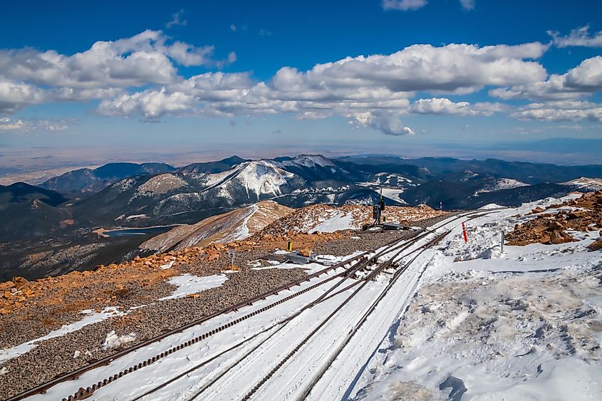 The Broadmoor Manitou and Pikes Peak Cog Railway.