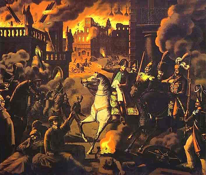 French in Moscow, 1812 (Napoleon), Unknown. Photo via WikimediaCommons