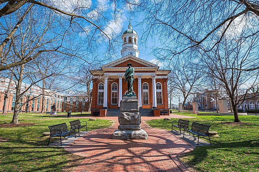 Leesburg Courthouse in Leesburg, Virginia.